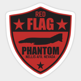 F-4 Phantom Red Flag Sticker